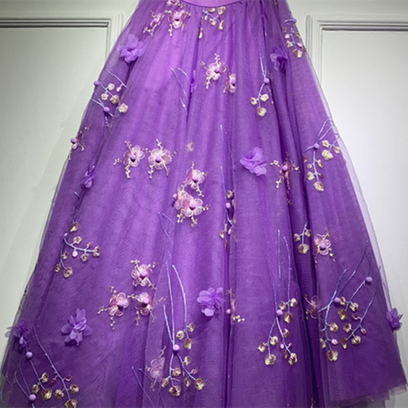Women's Fashion Three-dimensional Embroidery Puffy Skirt