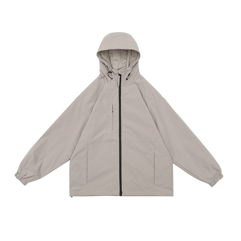 Men's And Women's Fashion Simple Outdoor Sports Shell Jacket