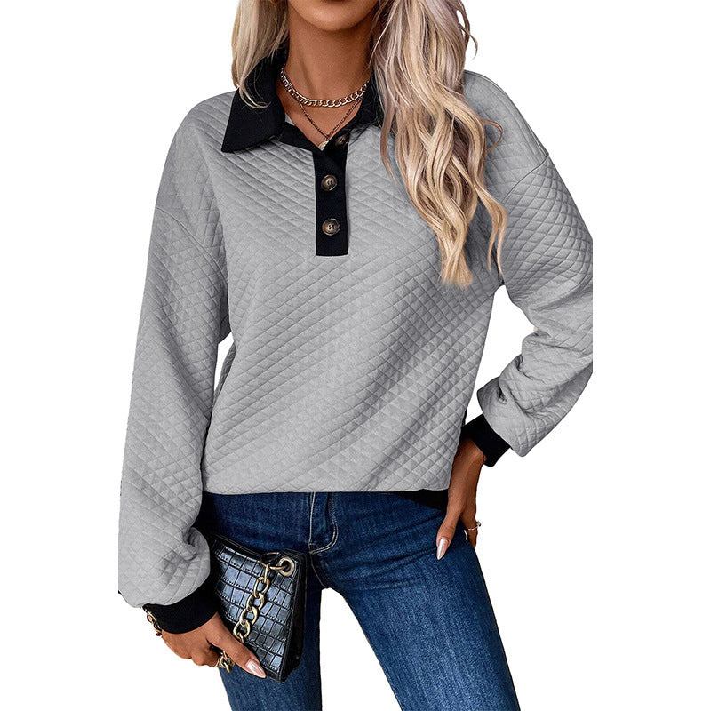 Winter Casual Pullover Top Long Sleeve