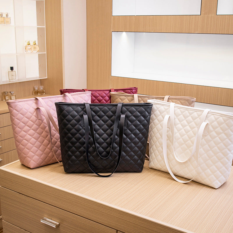 Fashion Rhombus Women's Portable Shoulder Bag