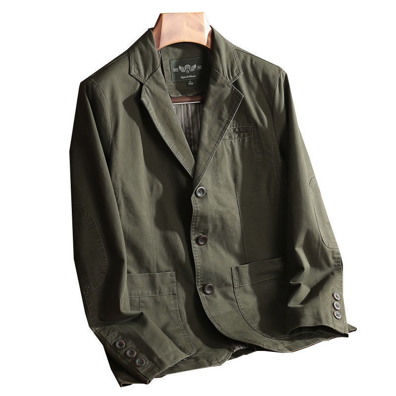 Men's Middle-aged Leisure Suit Baggy Coat