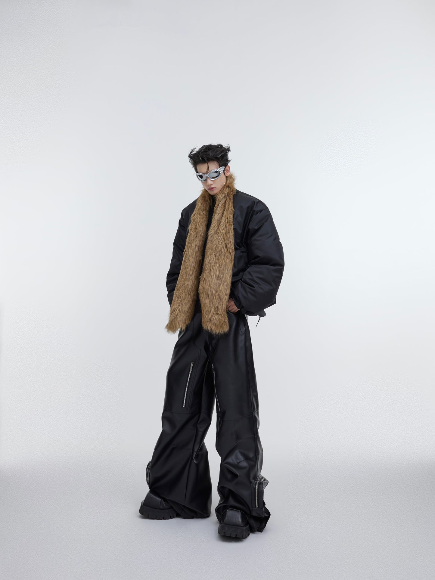 Small Group Anti Mink Fur Grass Thickened Cotton Jacket