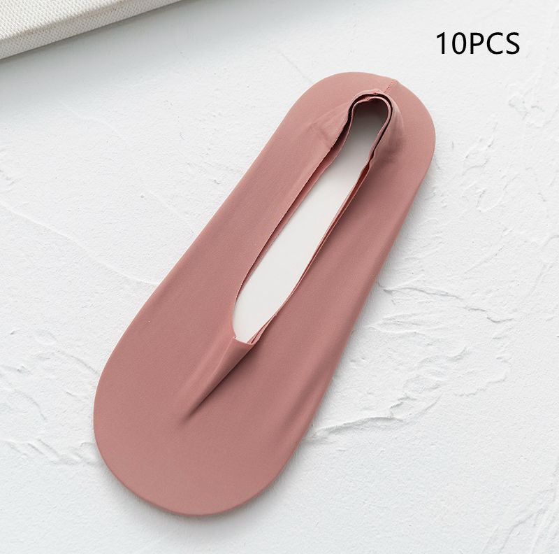 Women's Summer Free Cut Seamless Ice Silk Invisible Socks