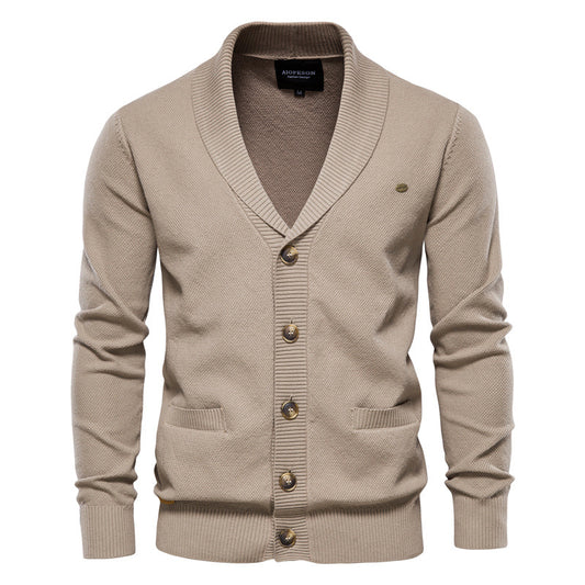 New European Code Men's Sweater Men's Sweater Coat