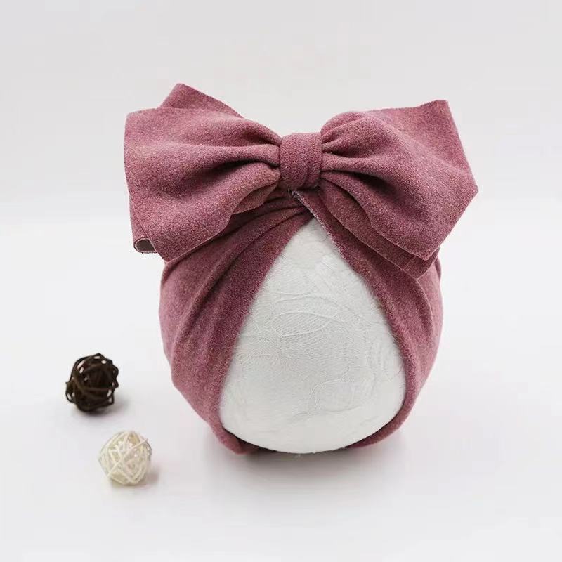 New Newborn Baby Bowknot Pullover Hat