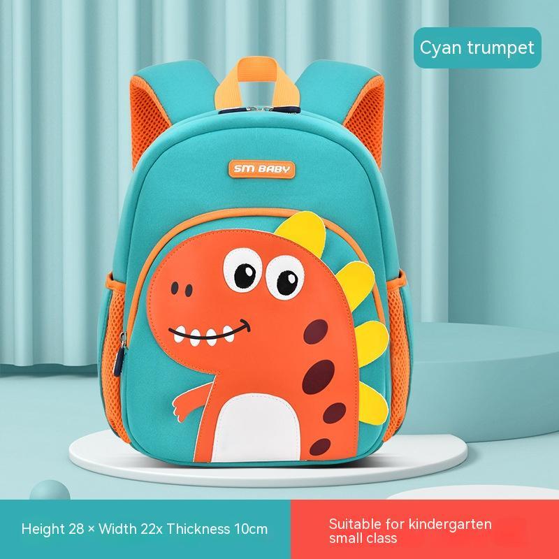Men's And Women's Cute Fashion Dinosaur Neoprene Backpack