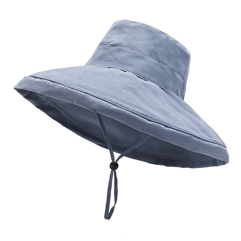 Women's Oversized Brim Shade New Peach Skin Bucket Hat
