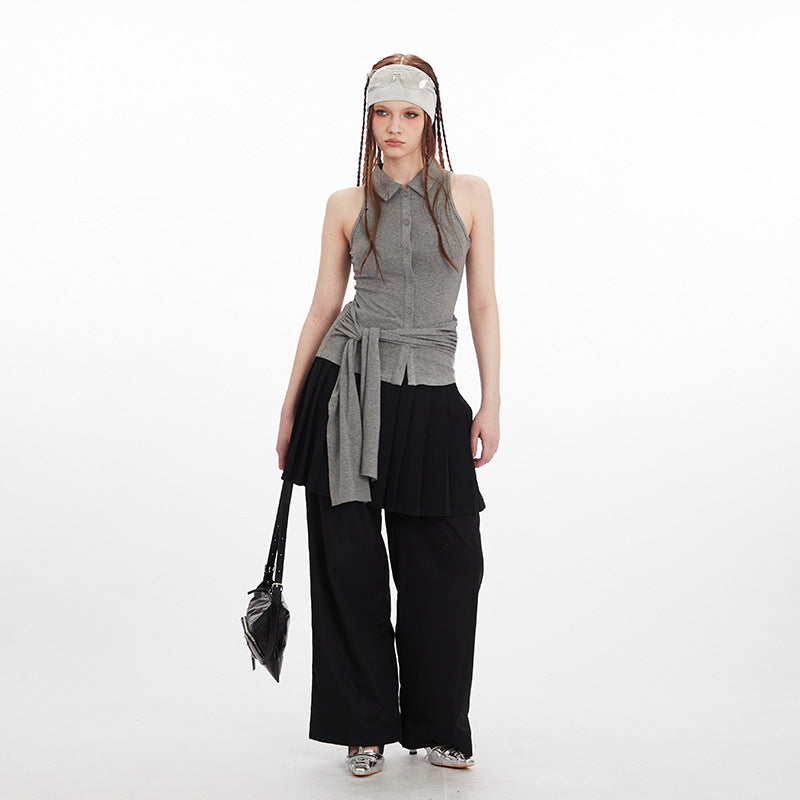 Design Waistcoat Vest Sleeveless Fashion Hot Girl Vest Top