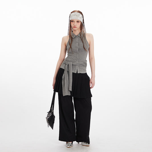 Design Waistcoat Vest Sleeveless Fashion Hot Girl Vest Top