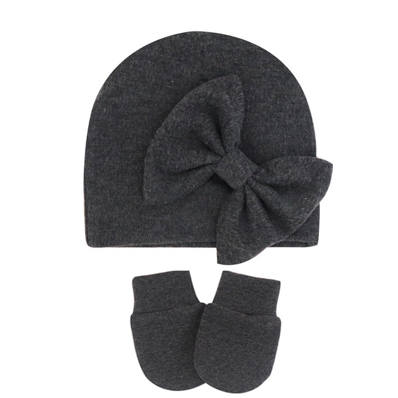 Infant Fetal Hat Newborn Gloves Set