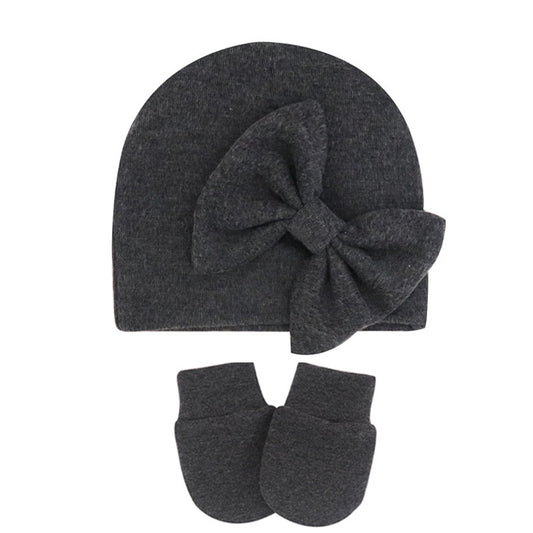 Infant Fetal Hat Newborn Gloves Set