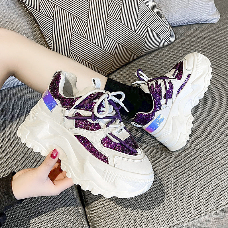 Korean Women's Shoes With Thick Soles