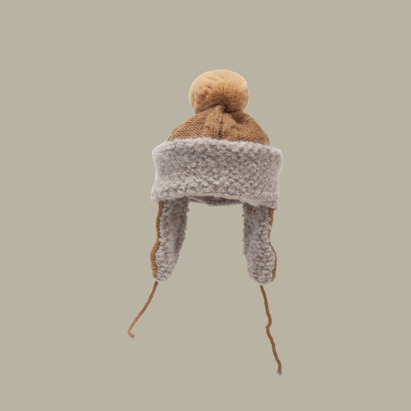 Knitted Cute Ear Protection Woolen Hat