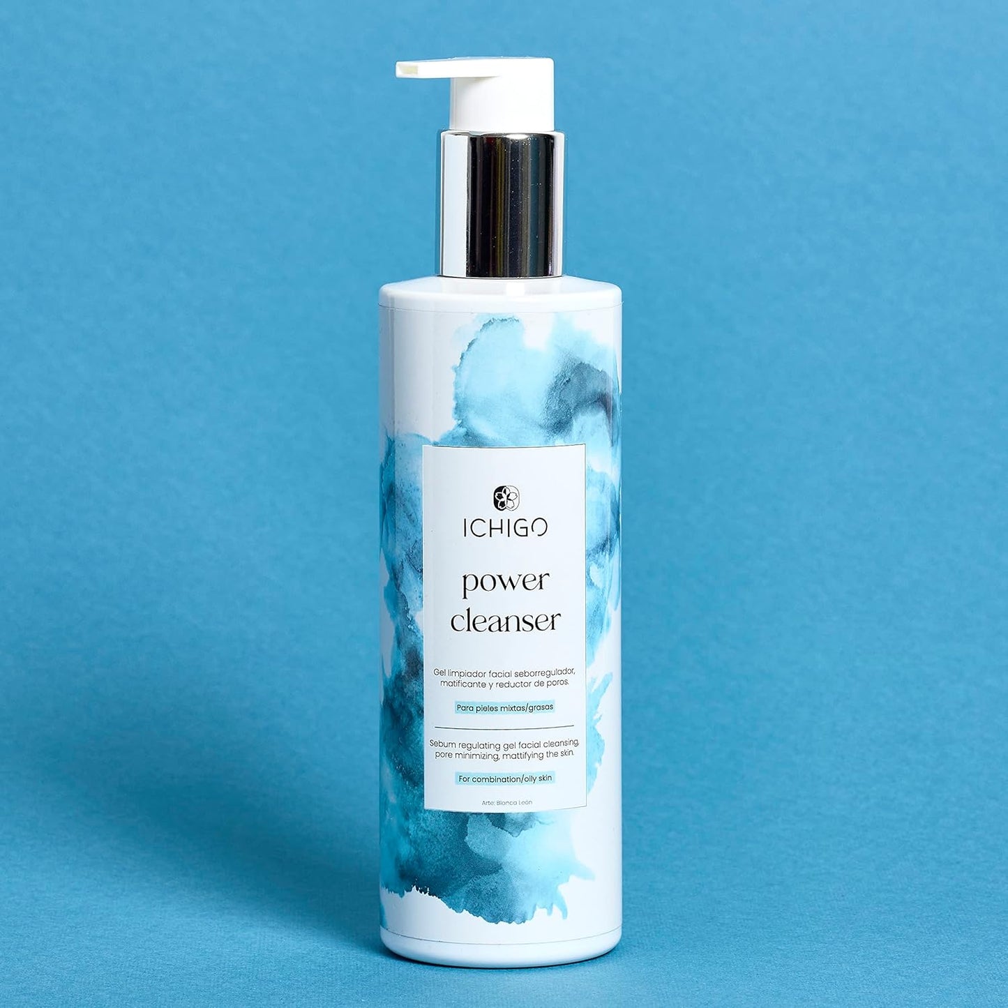 ICHIGO POWER CLEANSER. Gel Limpiador Facial Para Pieles Grasas Y Pieles Mixtas. Limpieza Facial Mujer. Limpiador Facial Hombre. Kit Limpieza Facial. Jabon Facial.