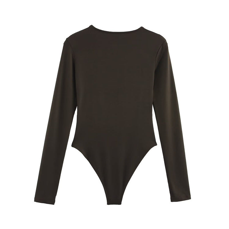 Women's Long-sleeved Bodysuit