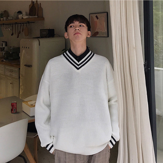 Trendy løs Harajuku-stil sweater