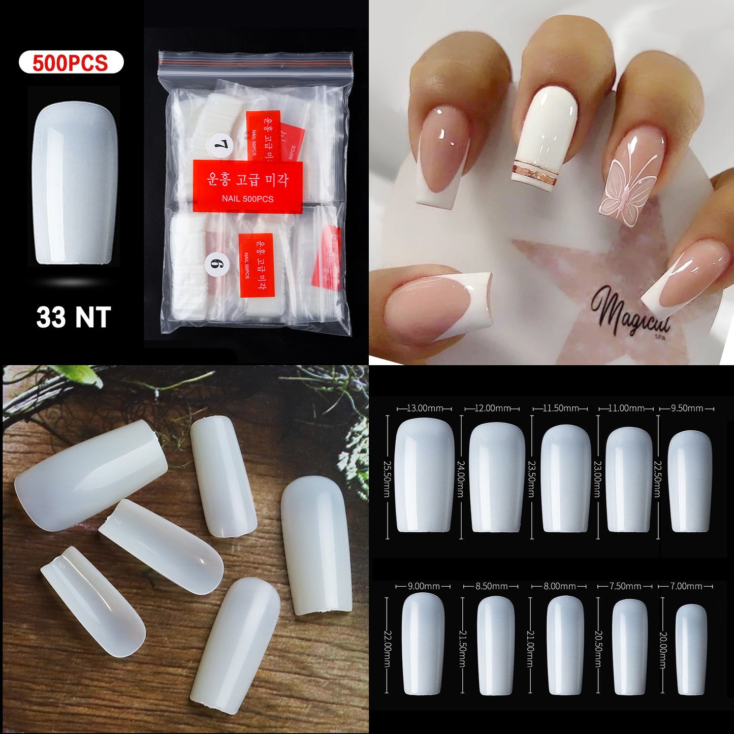 French Pointed Non-marking Ballet Transparent
