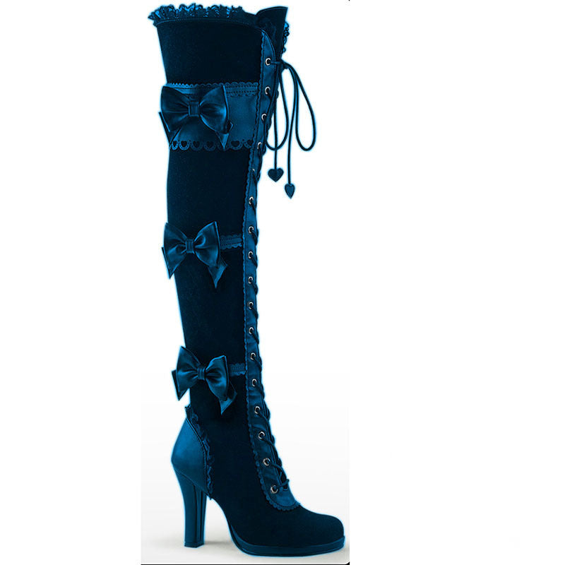 European And American Cosplay Women's Bow Tie High-heeled Boots