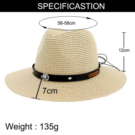 Women's Beach Outdoor Seaside Sun-proof Straw Hat