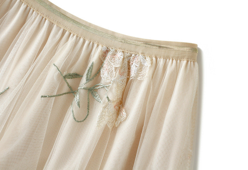 High Waisted Skirt With A Slim And Elastic Waistline