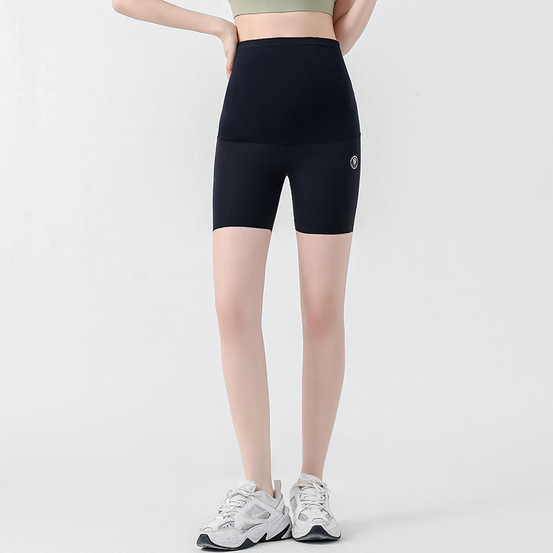 Pregnant Women's Safety Pants Thin Spring And Summer Outer Wear Seamless