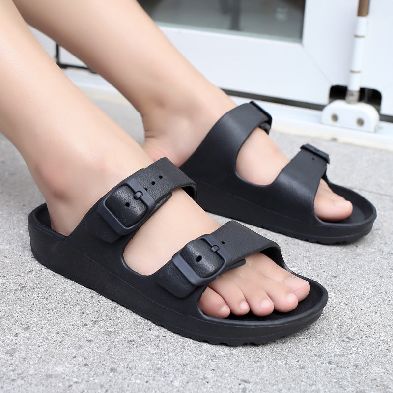 Wear A Flip-flop Wet Water Net Celebrity Beach Sandals And Slippers Borken Shoes