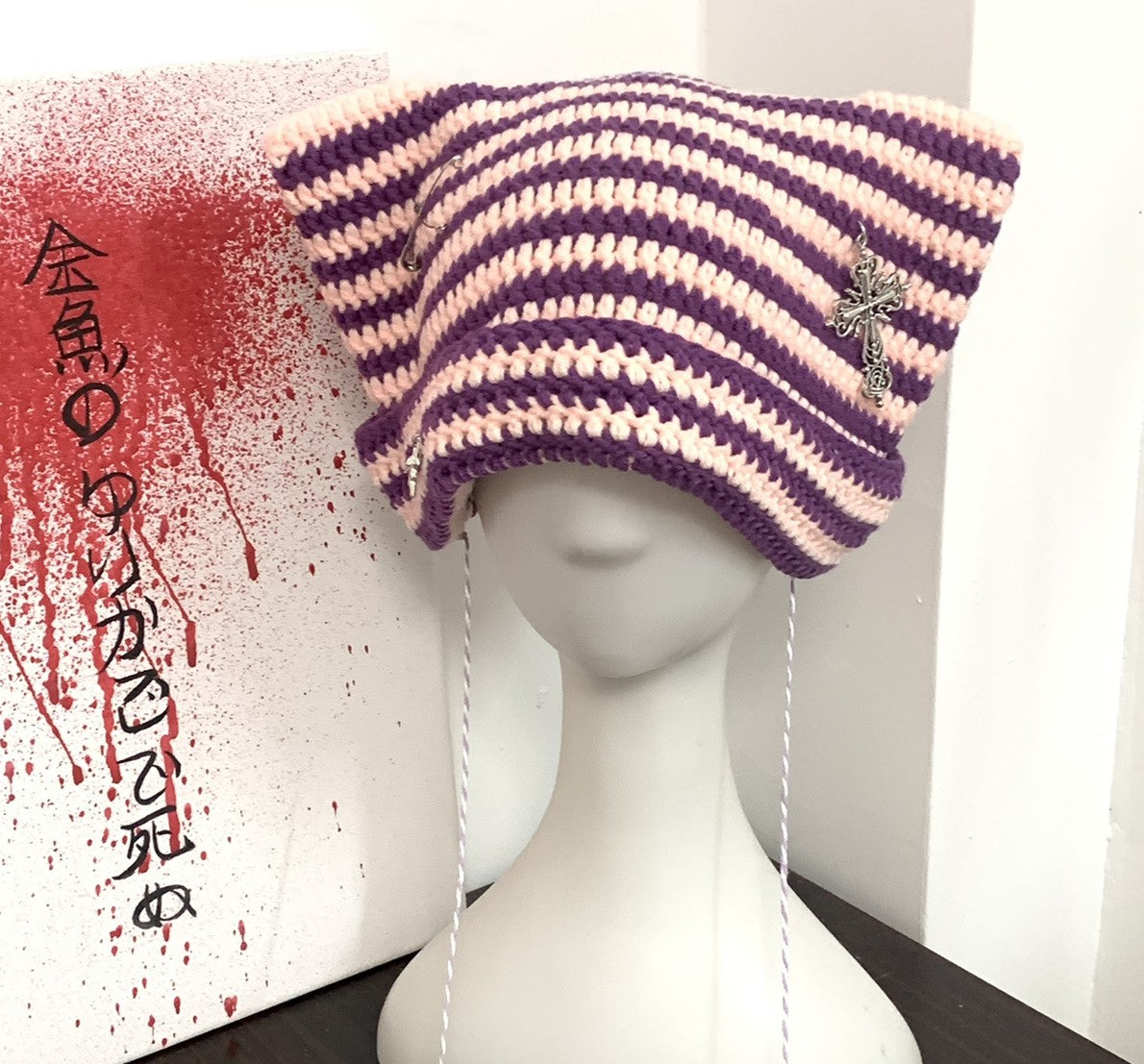 Fashion Hand-woven Autumn And Winter Cat Ear Hat