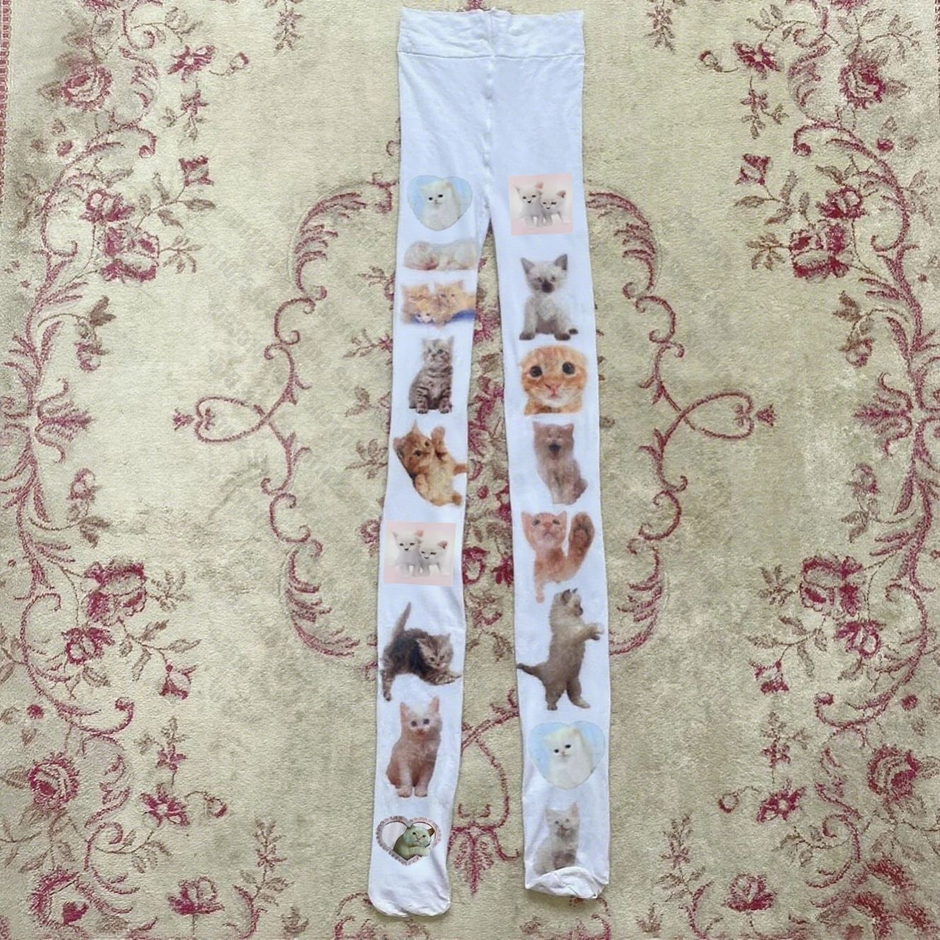 Printed Sheer Pantyhose For Women