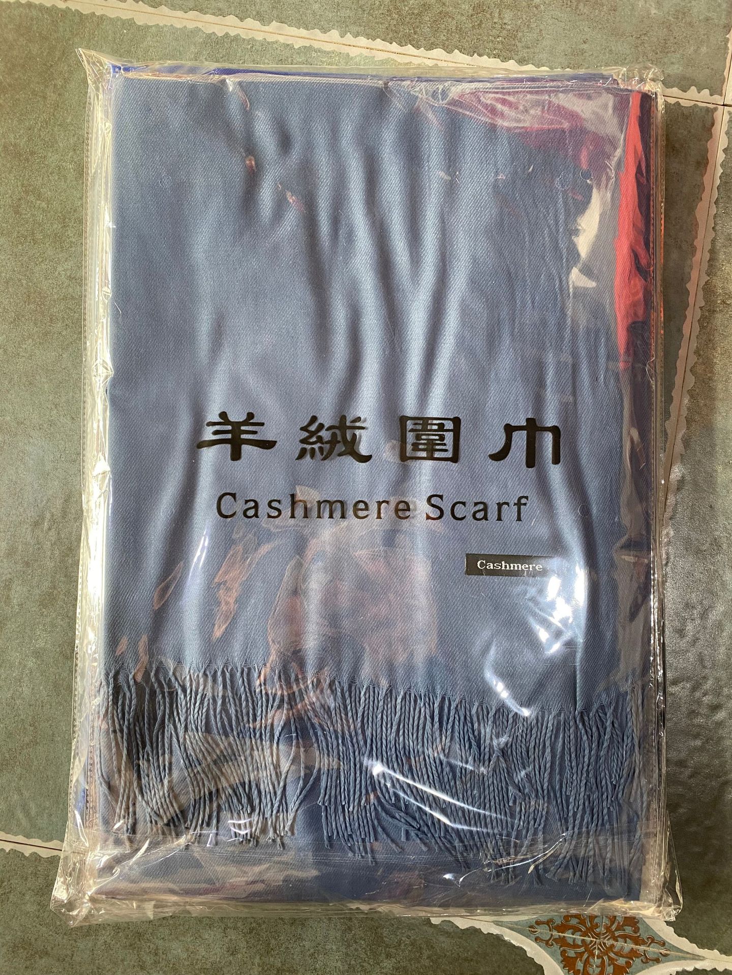 Solid Color Artificial Cashmere Scarf Female 220g Warm Shawl