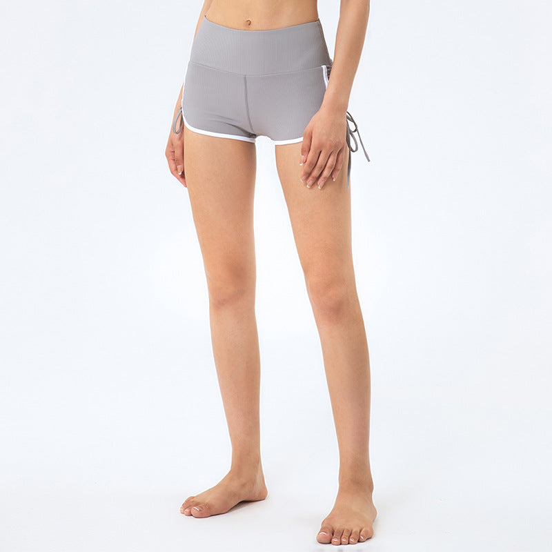 New Drawstring Peach Shorts Running Buttocks Hot Pants