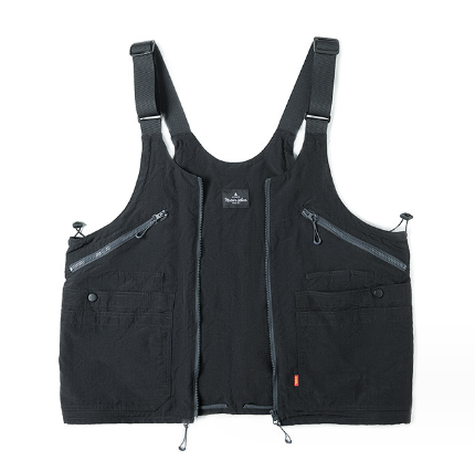 Marden Retro Multi-pocket Sleeveless Nylon Frock Vest Outdoor Functional Dual-use Shoulder Bag For Men