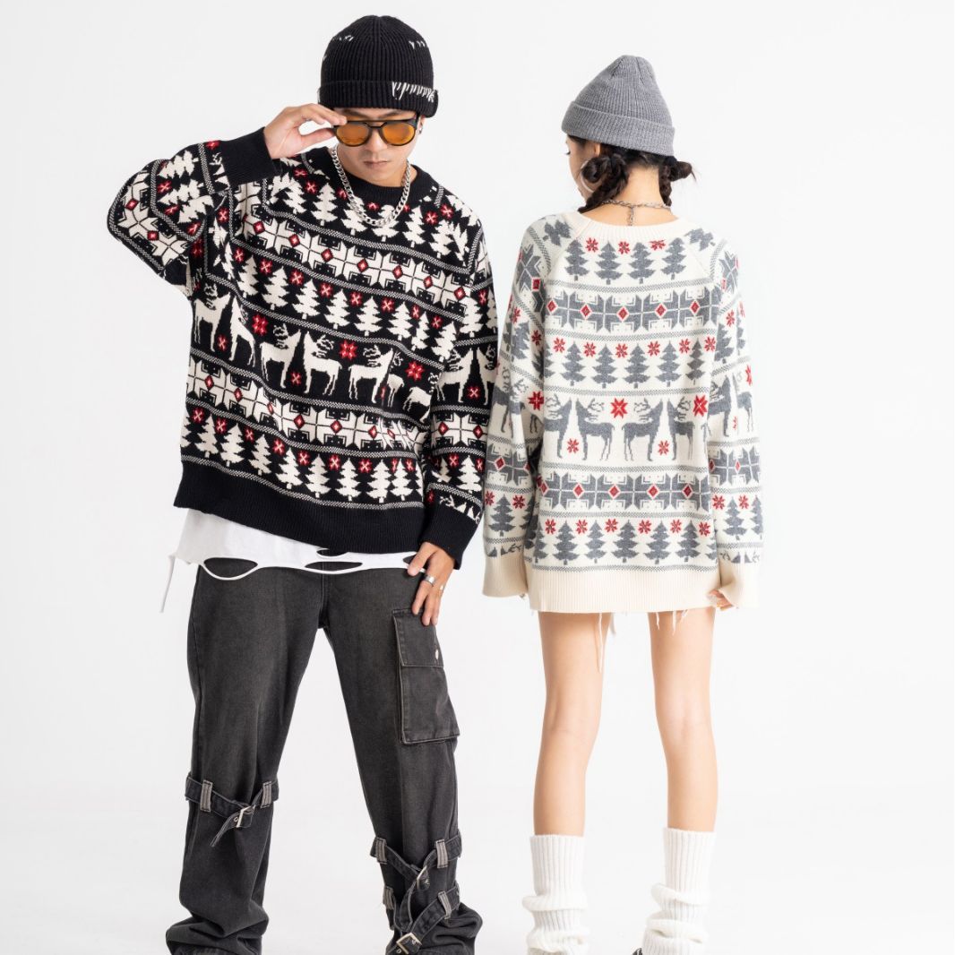 Løs og moderne casual sweater til par - mænd og kvinder