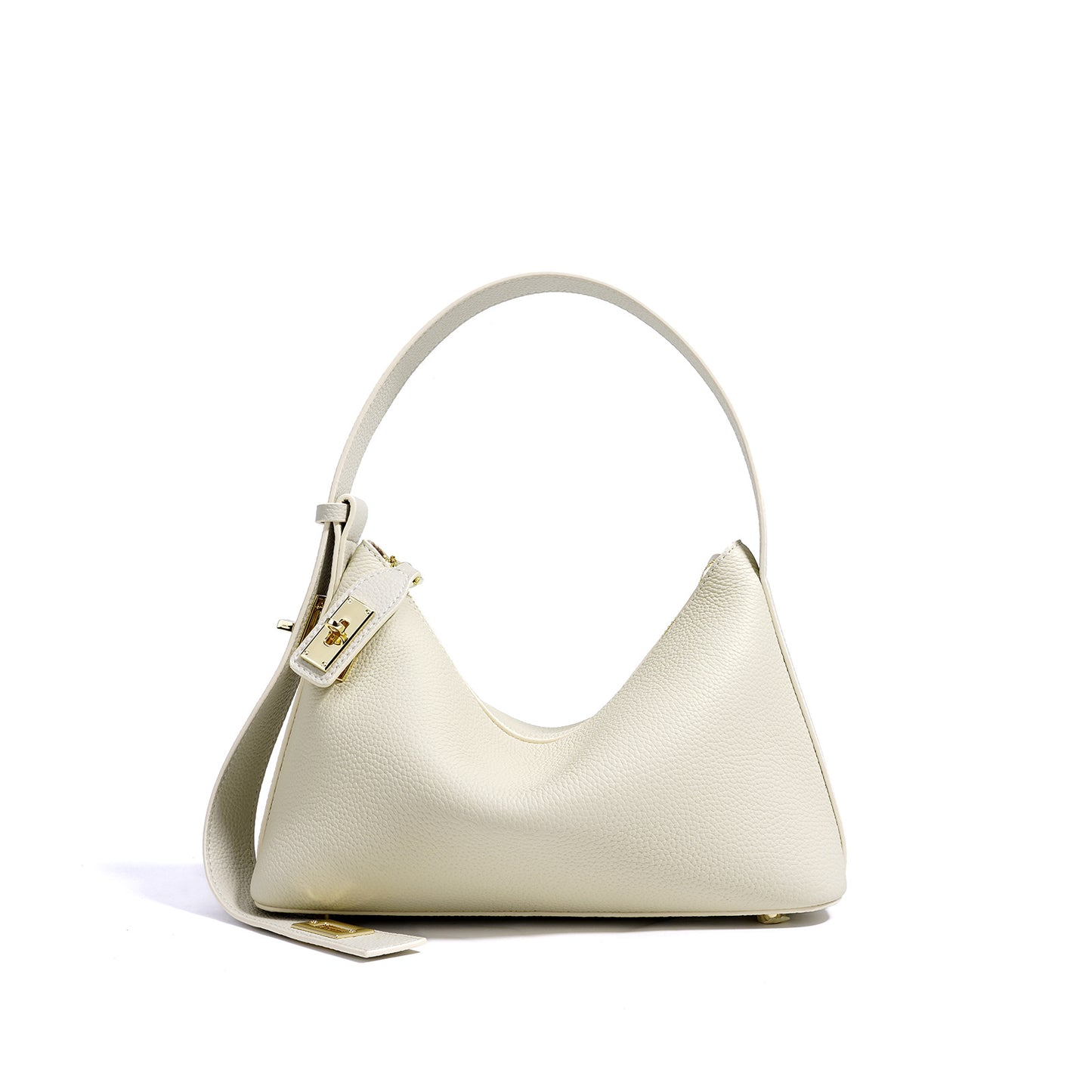 Cowhide Handbag Armpit One Shoulder Genuine Leather Pillow Bag