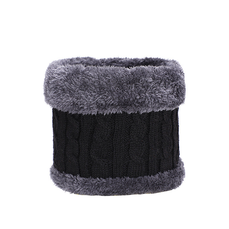 Plush Thick Woolen Hat For Outdoor Cold Protection