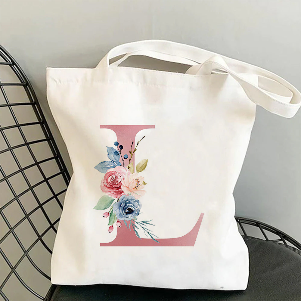 Printed Single Shoulder Folding Shopping Bag