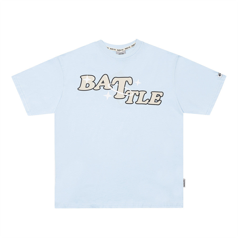 Digital 8 Printed Short-sleeved T-shirt For Men