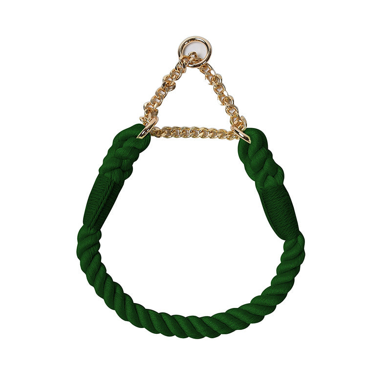 Braided Rope Dog Pet Explosion-proof Collar