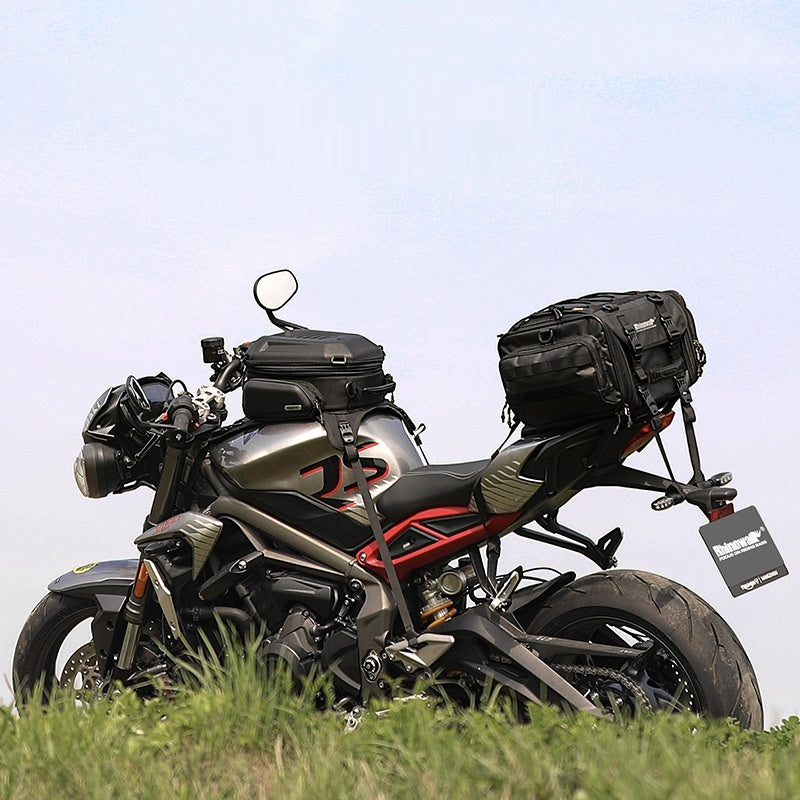 15L Can Expand Motorcycle Hard Shell Backpack
