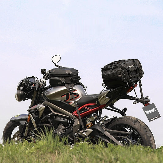 15L Can Expand Motorcycle Hard Shell Backpack