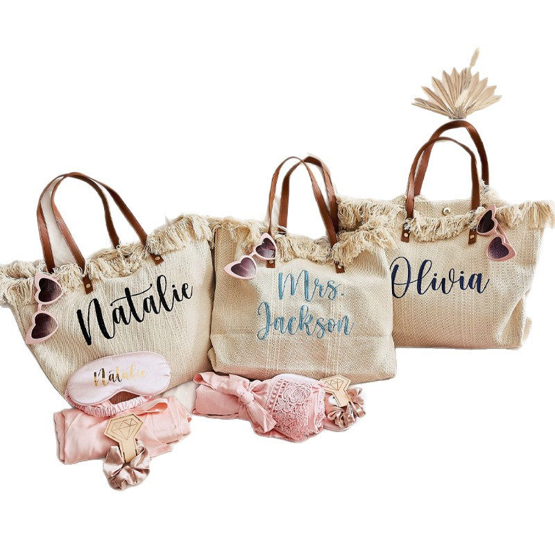 Tassel Canvas Tote Bag For Women New Style