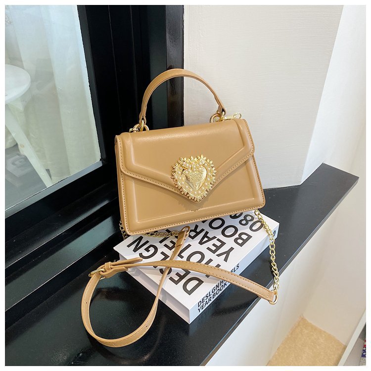 Fashion Portable Small Square Bag Flip Double Compartment