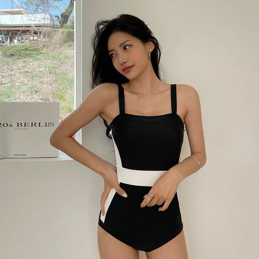 Triangle Covered Belly Slimming And Simple Conservative Hot Spring Swimsuit
