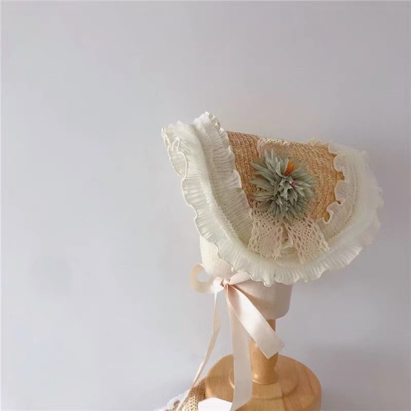 Children's Straw Hat Pastoral Wind System