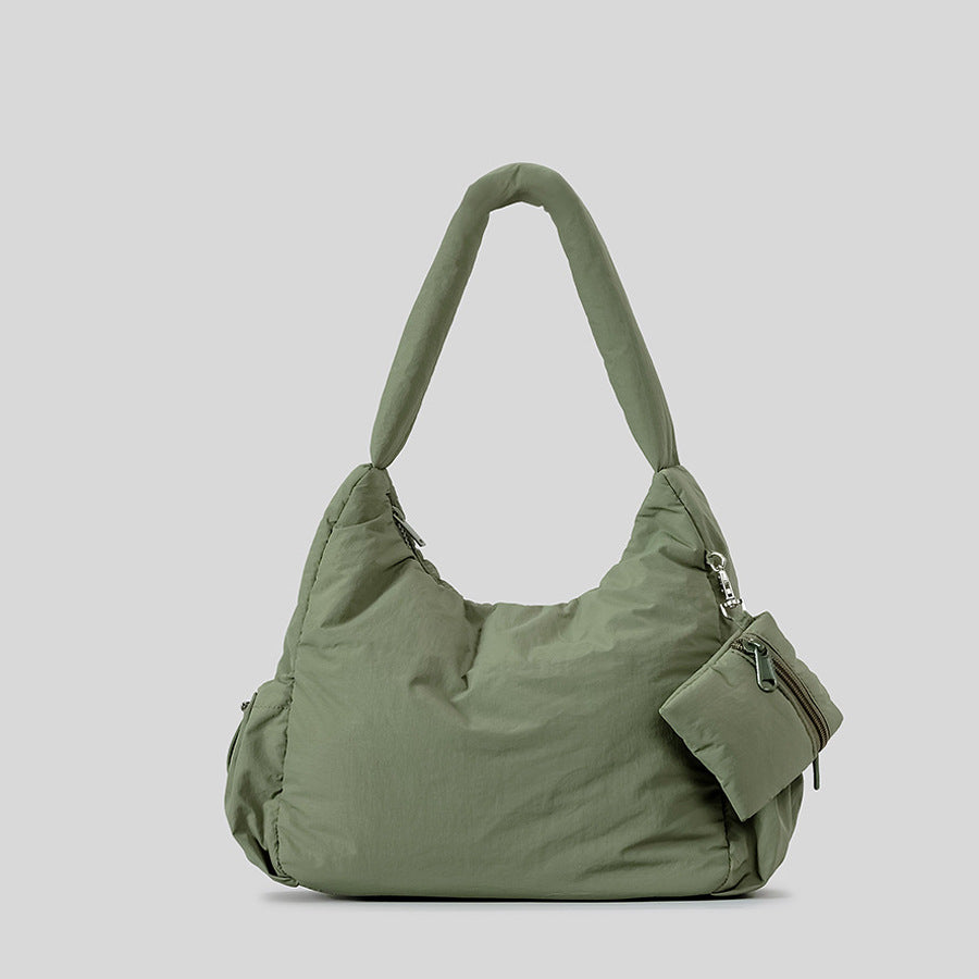 Autumn And Winter Quilted Commuter Hand-carrying Bag Large Capacity