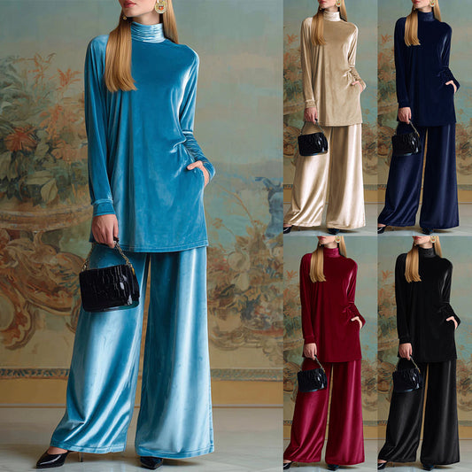 Side-split Design On The Top Pairs Perfectly With Wide-leg Pants