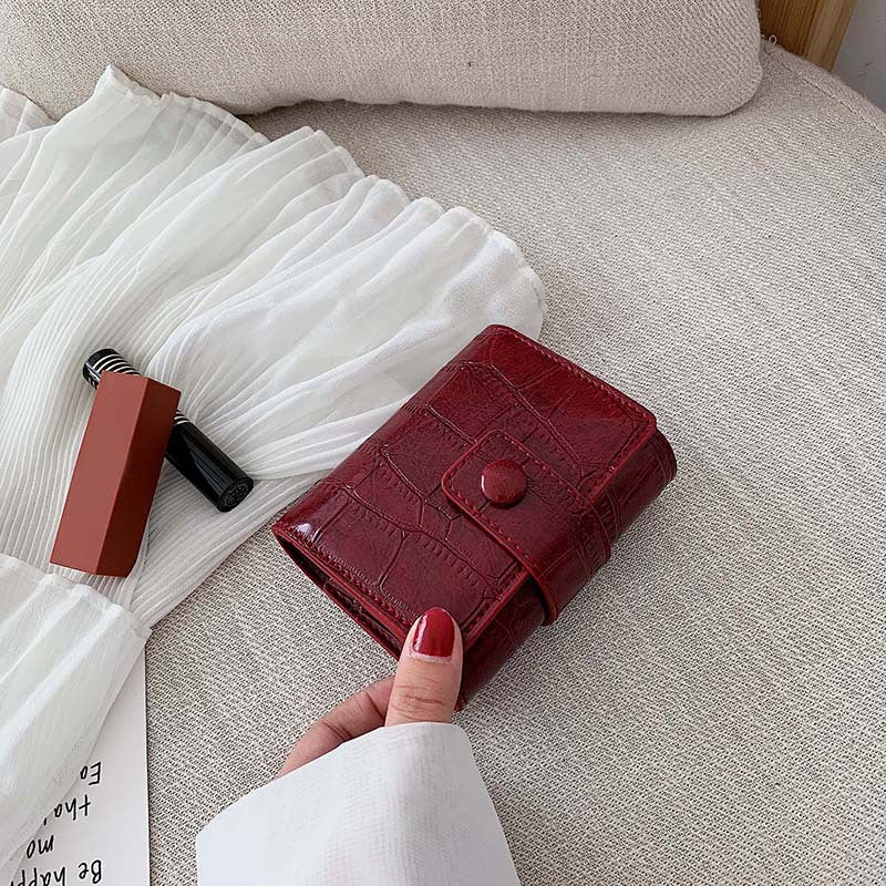 PU Lipstick Pack Single Room Crossbody Mini Women's Bag Portable