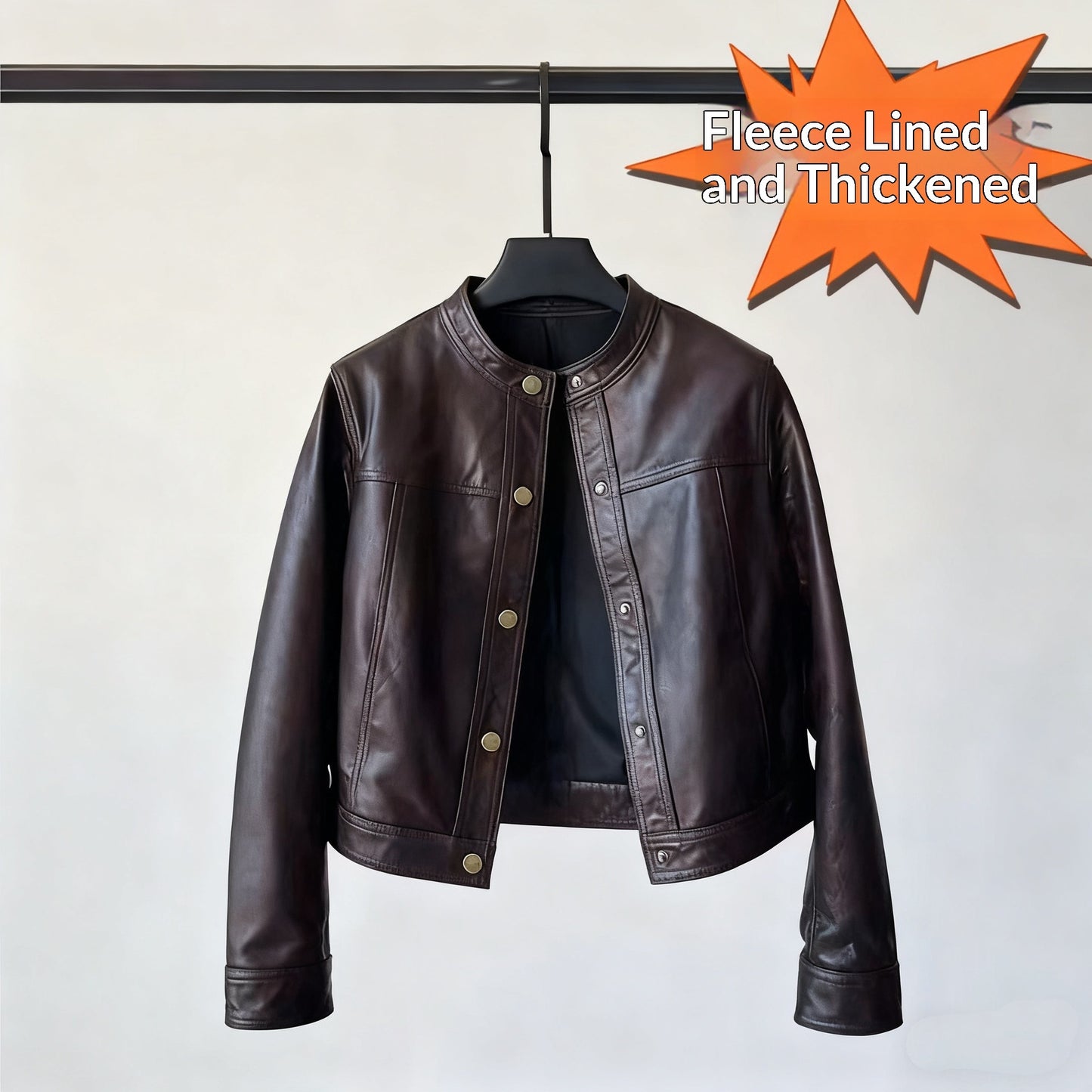 Cozy Sun-kissed Look That Pairs Leather With Soft Gentle Layers