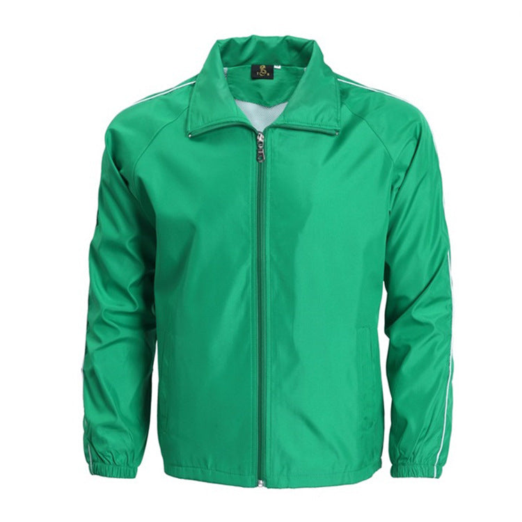Long Sleeved Volunteer Coat Printed Embroidery