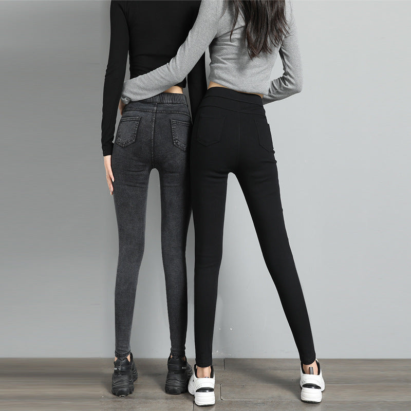 Women's Black High Waist Tight Leggings