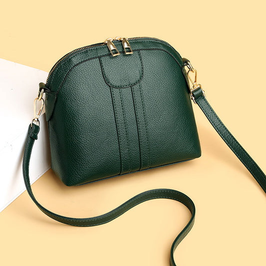 Fashion Shell Blød Læder Crossbody Lille Taske